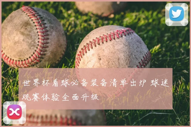 世界杯看球必备装备清单出炉 球迷观赛体验全面升级